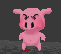 Lowpoly pig