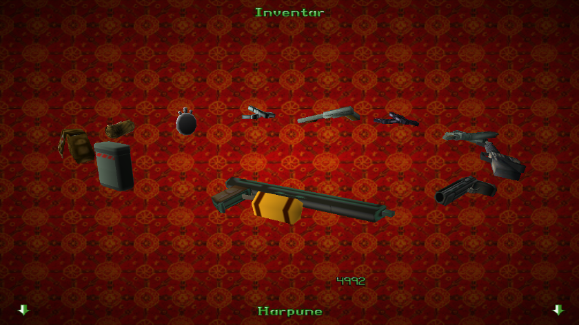 Original Tomb Raider 2 menu